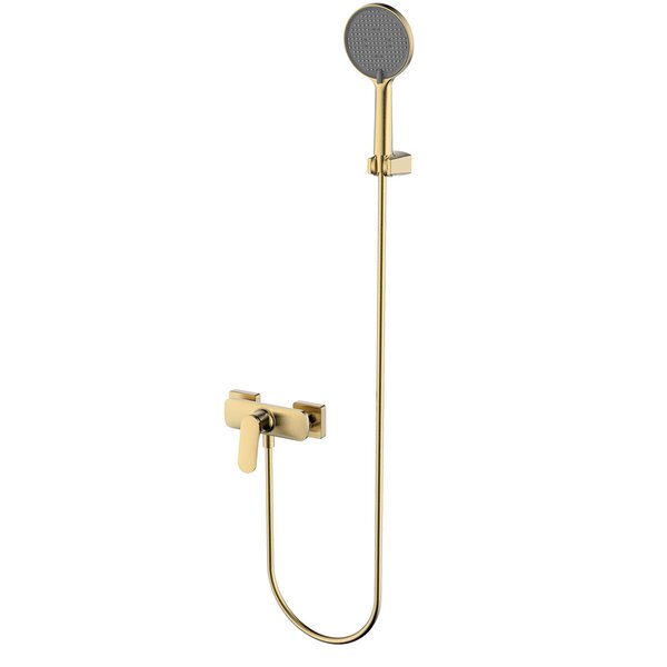 AQM6713BG Imola Смеситель для душа, с душевым набором, Brushed gold