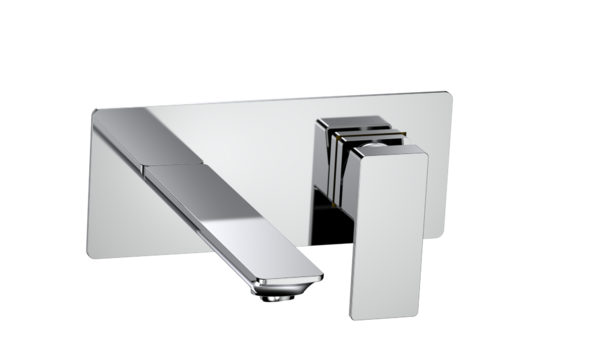 AQUAme AQM6815CR Savona Смеситель для раковины, настен., на 2 отв., Комплект, хром