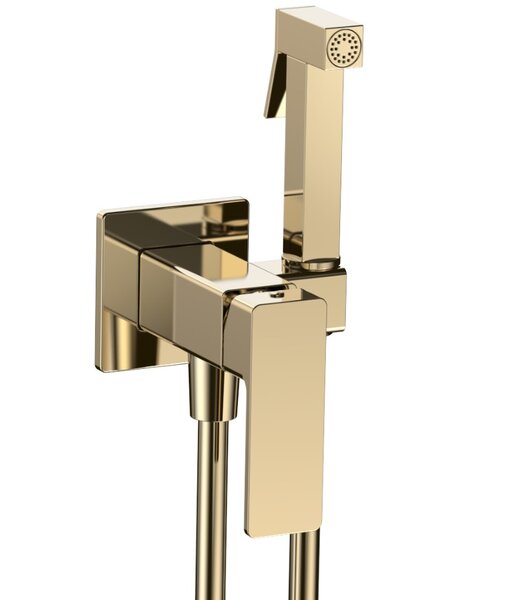 Комплект гигиенического душа AQUAme Savona AQM6817GG, золото