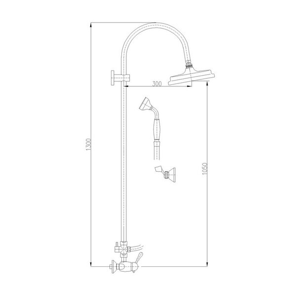 Душевая система Rav Slezak Labe L581.5/3