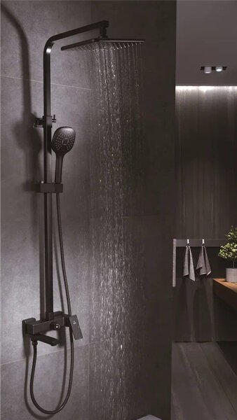 Душевая система Rose R2836H, черный