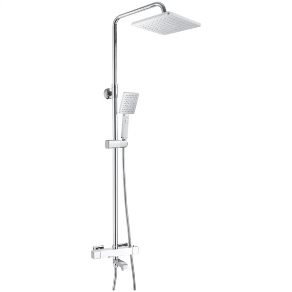 Душевая система с термостатом Rose R3536, хром