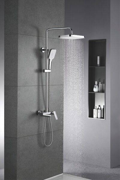 Душевая система Rose R1836, хром