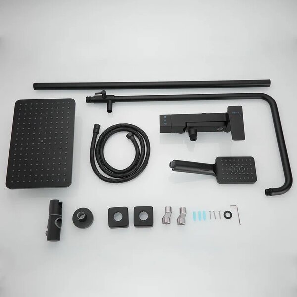 Душевая система Shevanik S8936H, черный