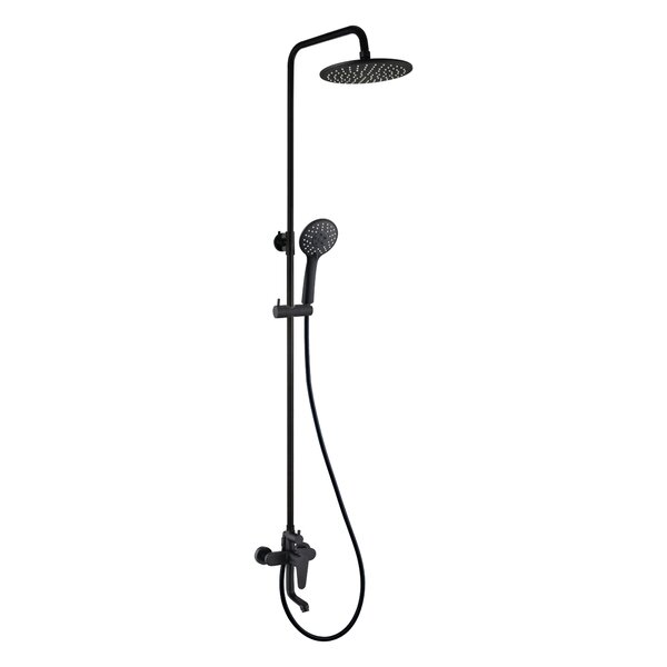 Душевая система Olive's BARROS 22511-1BRB, черный