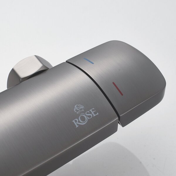 Душевая система Rose R3936T, оружейная сталь