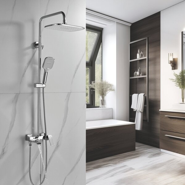 Душевая система Shevanik S4036, хром