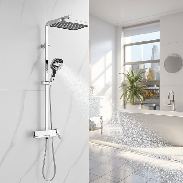 Душевая система Rose R1056, хром