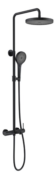 Душевая стойка Vincea Rim VSFS-2RM1MB с изливом, черный матовый