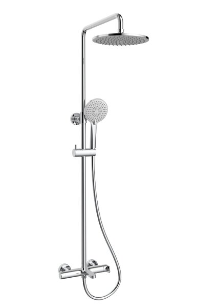 Душевая стойка Vincea Rondo VSFS-1R1CH с изливом, хром