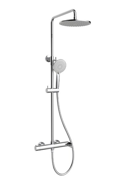 Душевая стойка Vincea Rondo VSFS-1R0CH без излива, хром