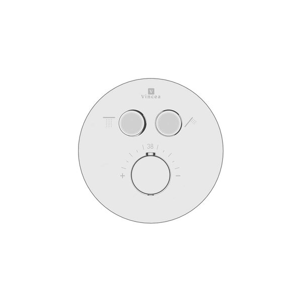 Душевой комплект Vincea Inspire VSFW-3I22MT5CH встраиваемый, термостат, двухрежимный, хром