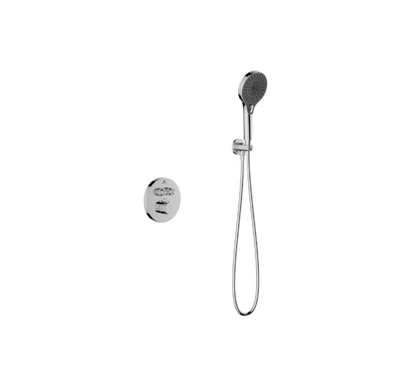 Душевой комплект Vincea Inspire VSFW-3I22MT5CH встраиваемый, термостат, двухрежимный, хром