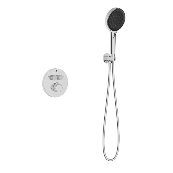 Душевой комплект Vincea Inspire VSFW-3I22MT3CH встраиваемый, термостатический, двухрежимный, хром