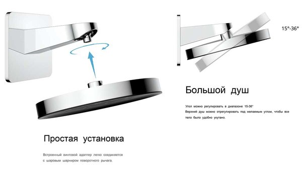 Душевой комплект Vincea Inspire VSFW-3I21MT3RCH встраиваемый, термостатический, двухрежимный, хром