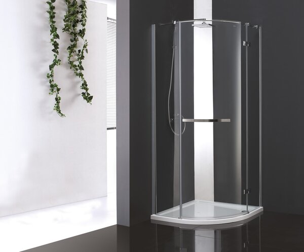 Душевой уголок CEZARES BERGAMO-W-RH-1-120/100-ARCO-C-Cr-R-IV профиль хром, стекло прозрачное 120x100 см