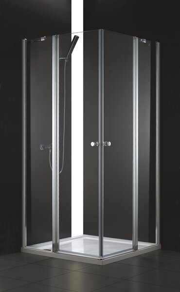 Душевой уголок CEZARES ELENA-W-A-22-120-C-Cr профиль хром, стекло прозрачное 120x120 см