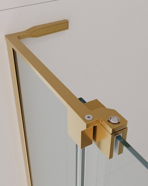 Душевая дверь CEZARES SLIDER-B-1-90/100-C-BORO стекло прозрачное, регулировка  см
