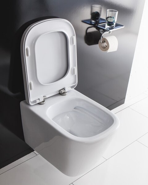 Унитаз подвесной безободковый BelBagno ALBANO BB120CHR/BB120SC