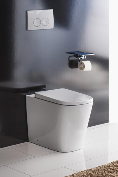 Унитаз приставной безободковый BelBagno ALBANO BB120CBR/BB120SC