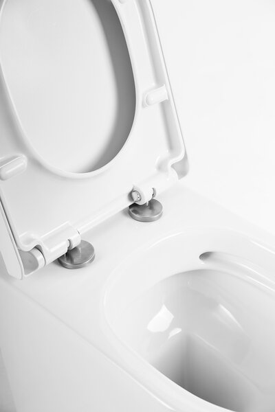 Унитаз приставной безободковый BelBagno MARINO BB105CBR/BB865SC