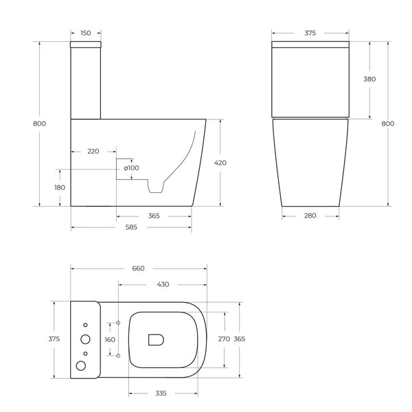 Унитаз-компакт безободковый BelBagno ALBANO BB120CPR/BB120SC