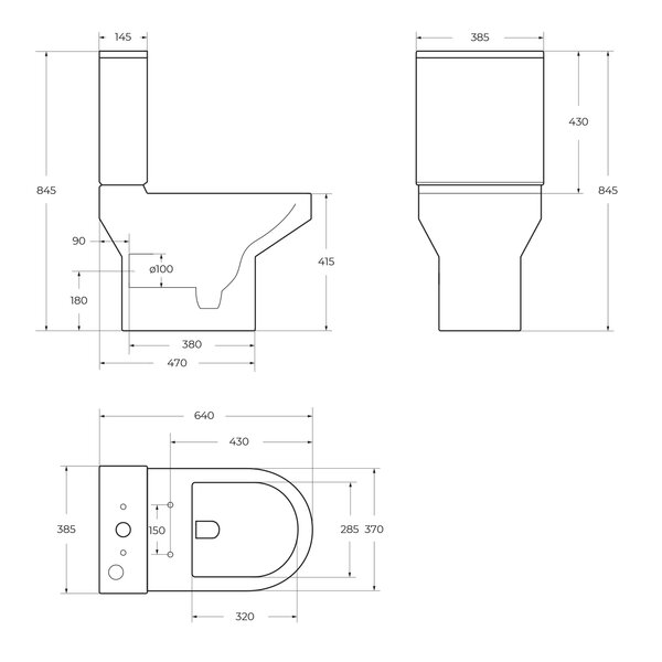Унитаз-компакт безободковый BelBagno NORMA BB339CPR/BB2111SC