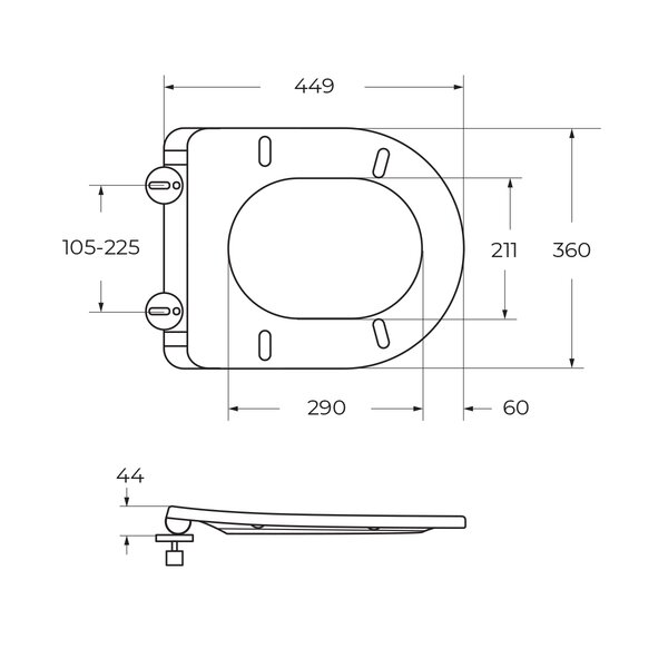 Унитаз-компакт безободковый со смывом TORNADO BelBagno FLAY-TOR BB2149CP-TOR/BB2149T/BB2031SC
