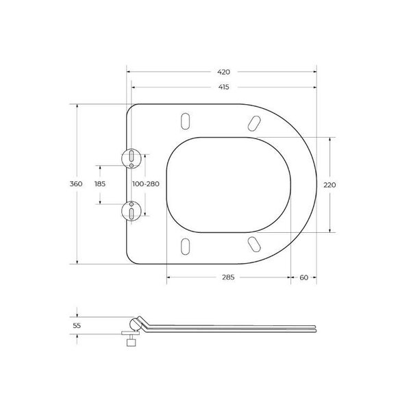 Унитаз-компакт безободковый со смывом TORNADO BelBagno FLAY-TOR BB2149CP-TOR/BB2149T/BB2111SC