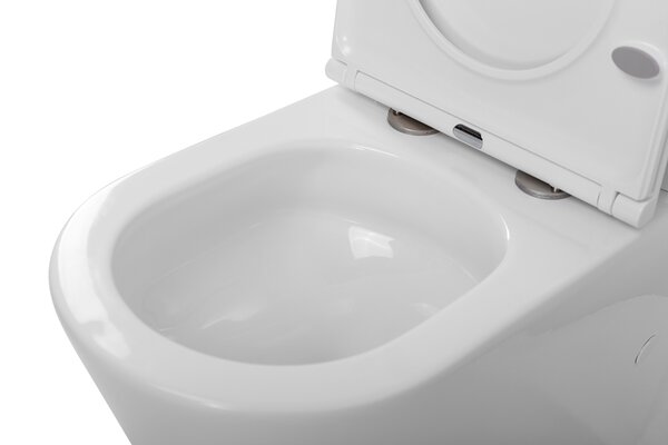 Унитаз-компакт безободковый со смывом TORNADO BelBagno FLAY-TOR BB2149CP-TOR/BB2149T/BB2111SC