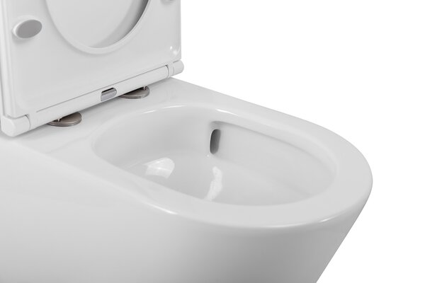 Унитаз-компакт безободковый со смывом TORNADO BelBagno FLAY-TOR BB2149CP-TOR/BB2149T/BB2111SC