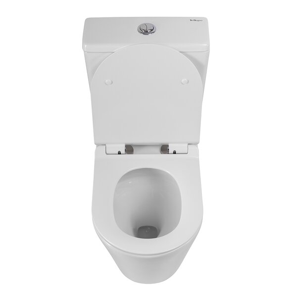 Унитаз-компакт безободковый со смывом TORNADO BelBagno FLAY-TOR BB2149CP-TOR/BB2149T/BB2111SC