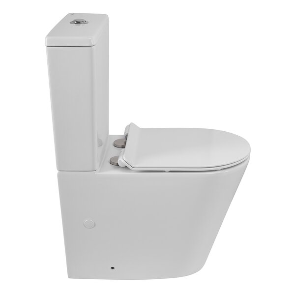 Унитаз-компакт безободковый со смывом TORNADO BelBagno FLAY-TOR BB2149CP-TOR/BB2149T/BB2111SC