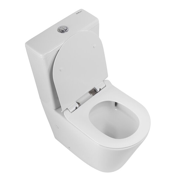 Унитаз-компакт безободковый со смывом TORNADO BelBagno FLAY-TOR BB2149CP-TOR/BB2149T/BB2111SC