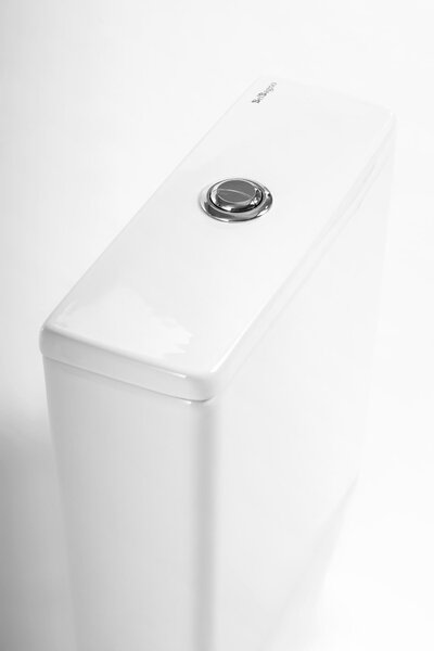 Унитаз-компакт безободковый со смывом TORNADO BelBagno FLAY-TOR BB2149CP-TOR/BB2149T/BB865SC