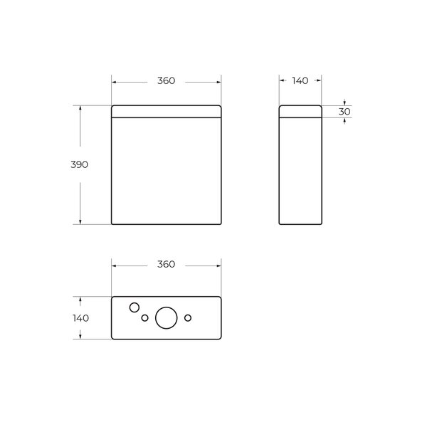 Унитаз-компакт безободковый со смывом TORNADO BelBagno LUCE-TOR BB2197CP-TOR/SC/BB2197T