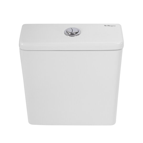 Унитаз-компакт безободковый со смывом TORNADO BelBagno LUCE-TOR BB2197CP-TOR/SC/BB2197T