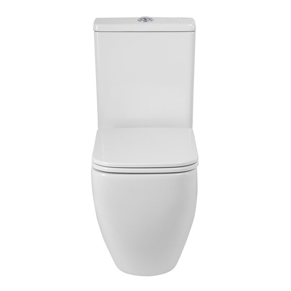 Унитаз-компакт безободковый со смывом TORNADO BelBagno LUCE-TOR BB2197CP-TOR/SC/BB2197T