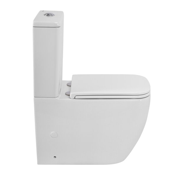 Унитаз-компакт безободковый со смывом TORNADO BelBagno LUCE-TOR BB2197CP-TOR/SC/BB2197T