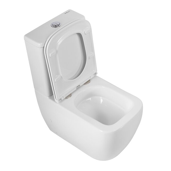 Унитаз-компакт безободковый со смывом TORNADO BelBagno LUCE-TOR BB2197CP-TOR/SC/BB2197T