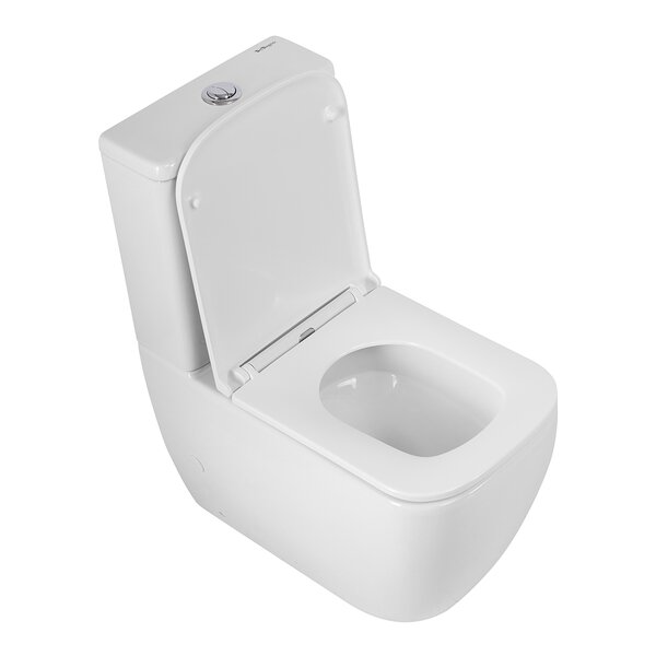 Унитаз-компакт безободковый со смывом TORNADO BelBagno LUCE-TOR BB2197CP-TOR/SC/BB2197T