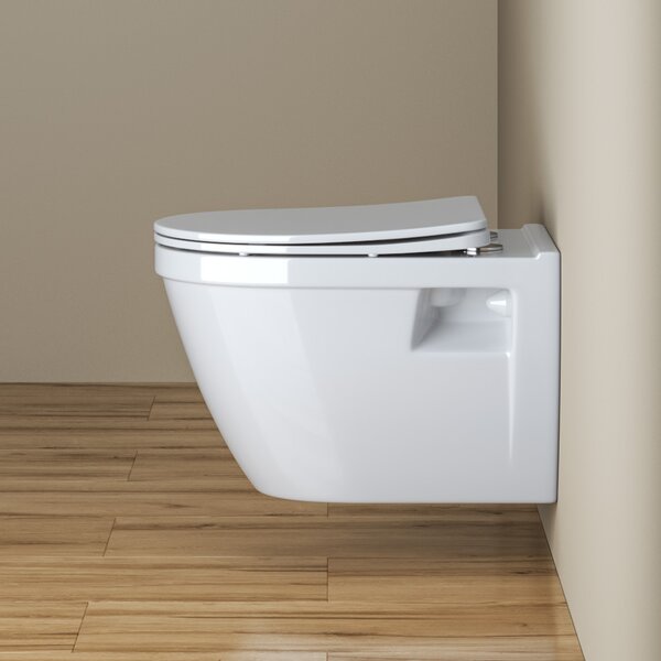 BelBagno LOTO Чаша унитаза подвесного c креплением и сиденьем дюропласт soft close BB070CHR/SC