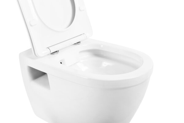 BelBagno LOTO Чаша унитаза подвесного c креплением и сиденьем дюропласт soft close BB070CHR/SC