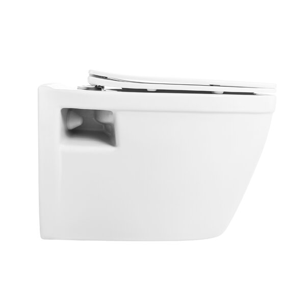 BelBagno LOTO Чаша унитаза подвесного c креплением и сиденьем дюропласт soft close BB070CHR/SC