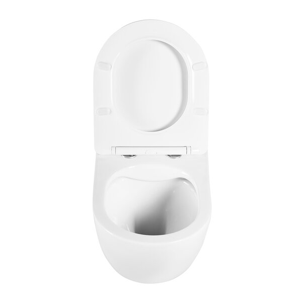 BelBagno UNO Чаша унитаза подвесного c креплением и сиденьем дюропласт soft close BB3105CHR/SC
