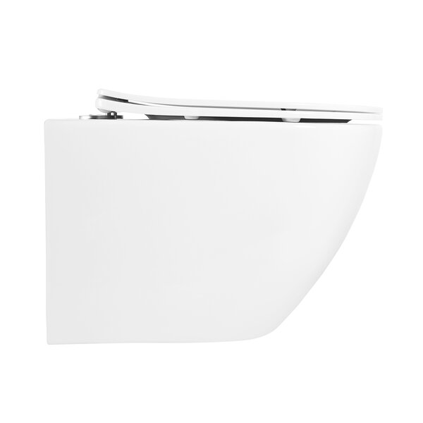 BelBagno UNO Чаша унитаза подвесного c креплением и сиденьем дюропласт soft close BB3105CHR/SC