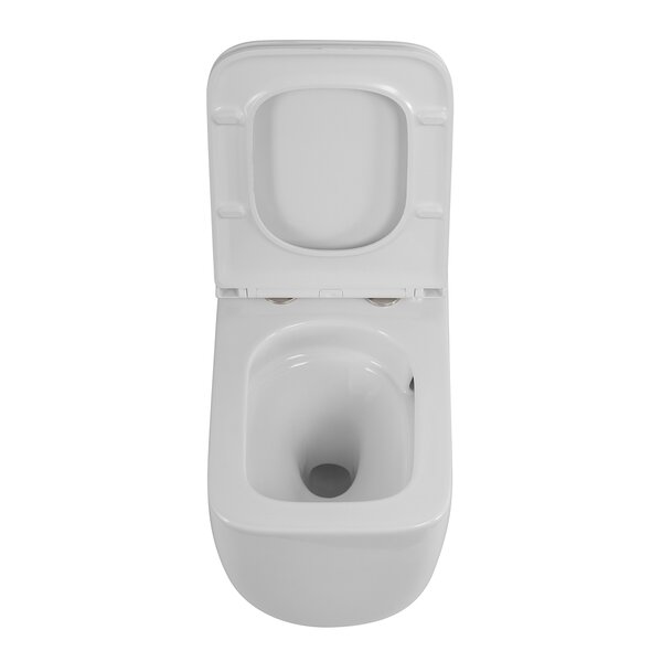 LUCE-TOR Унитаз подвесной безободковый с сиденьем дюропласт soft close, BB076CH-TOR/SC
