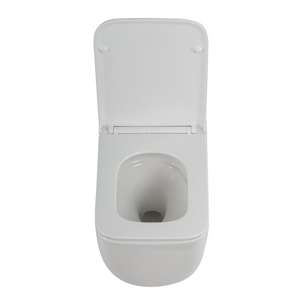 LUCE-TOR Унитаз подвесной безободковый с сиденьем дюропласт soft close, BB076CH-TOR/SC