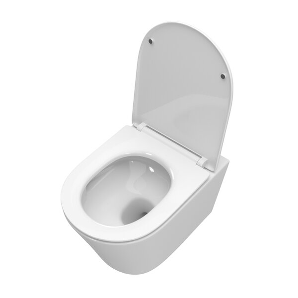 TRE-TOR Унитаз подвесной, безободковый, с системой смыва 