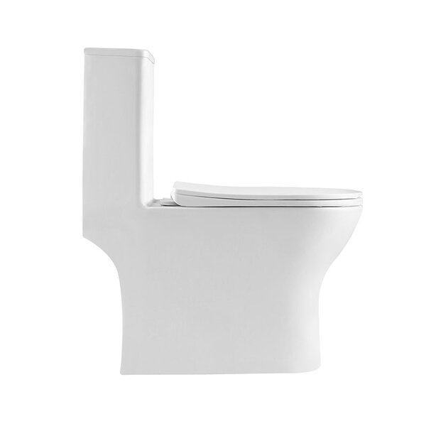 BelBagno LOUNGE Унитаз-моноблок с сиденьем дюропласт soft close, P-trap BB8618CPR-MN/SC